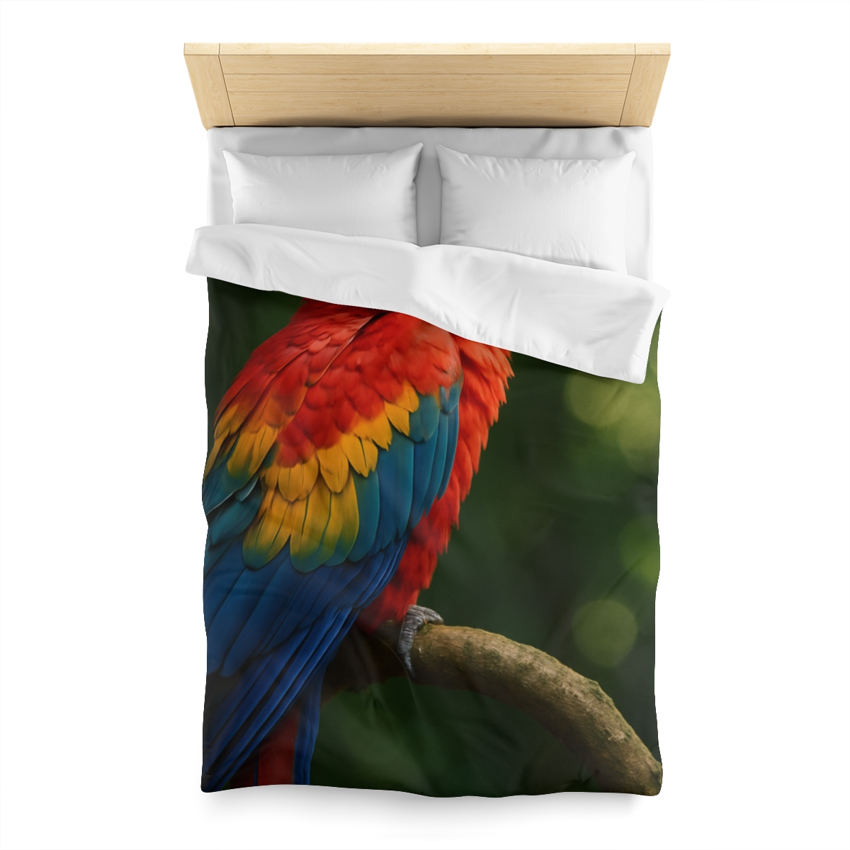 Canopy Flame Scarlet Macaw custom duvets