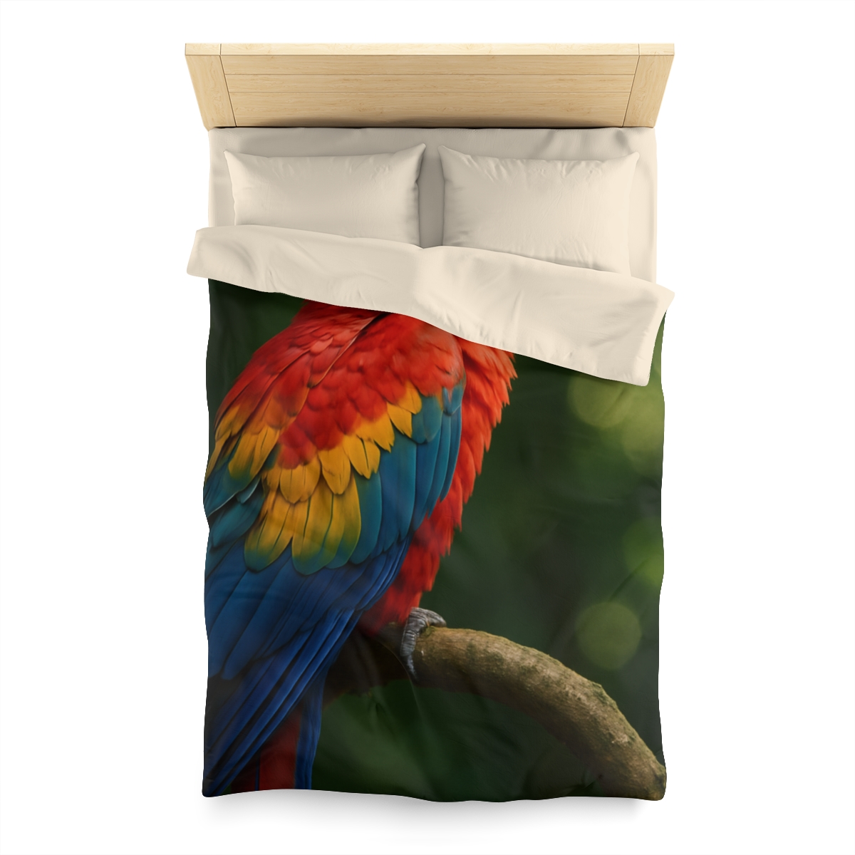 Canopy Flame Scarlet Macaw custom duvets
