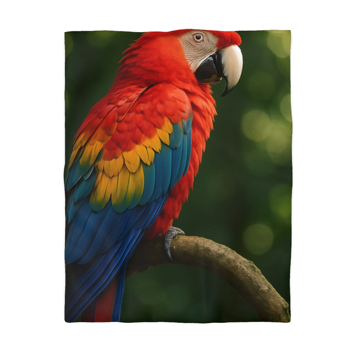 Canopy Flame Scarlet Macaw custom duvets