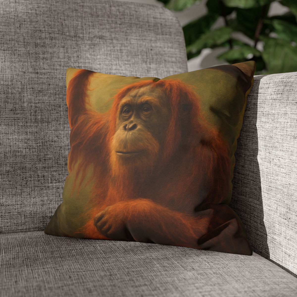 Canopy Sage Orangutan stylish decorative pillowcases