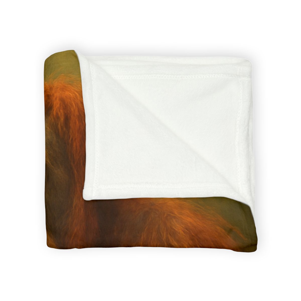 Canopy Sage Orangutan personalized cozy blankets