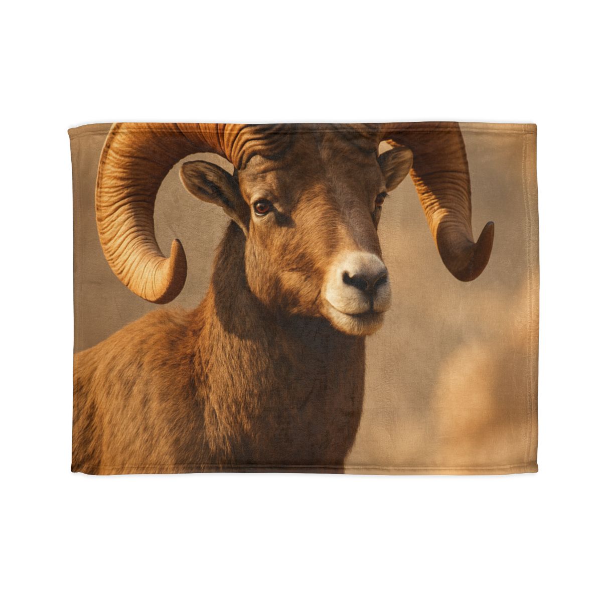 Canyon Echo Bighorn Sheep stylish throw blankets