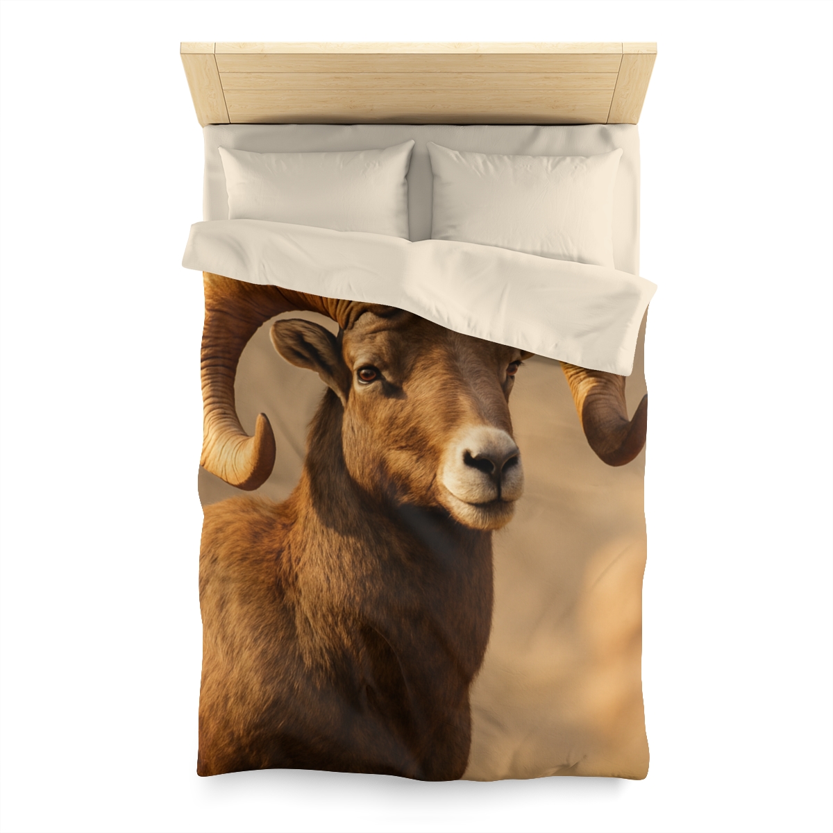 Canyon Echo Bighorn Sheep soft comforter duvets