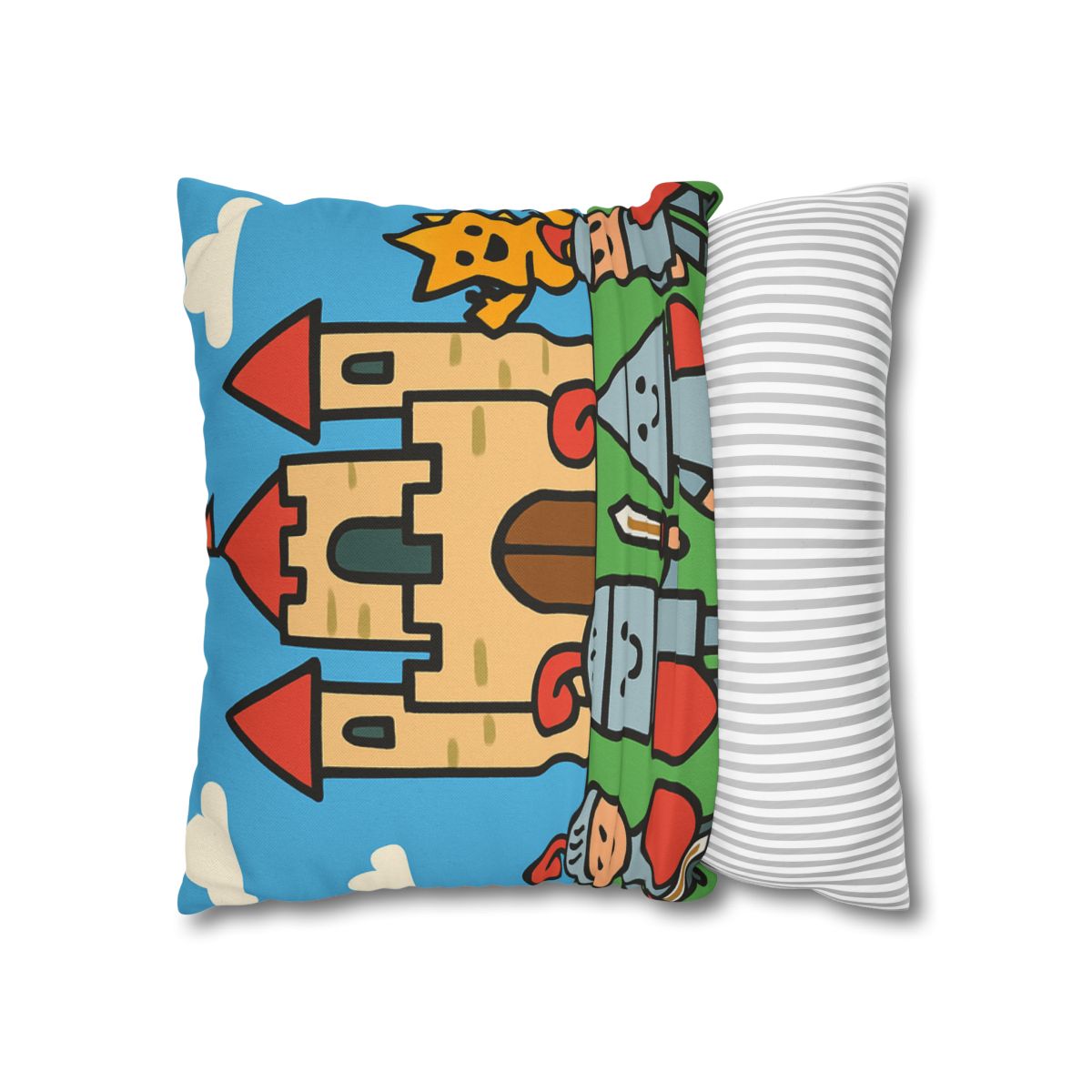 Castle Of Shape Knights designer print pillow cases