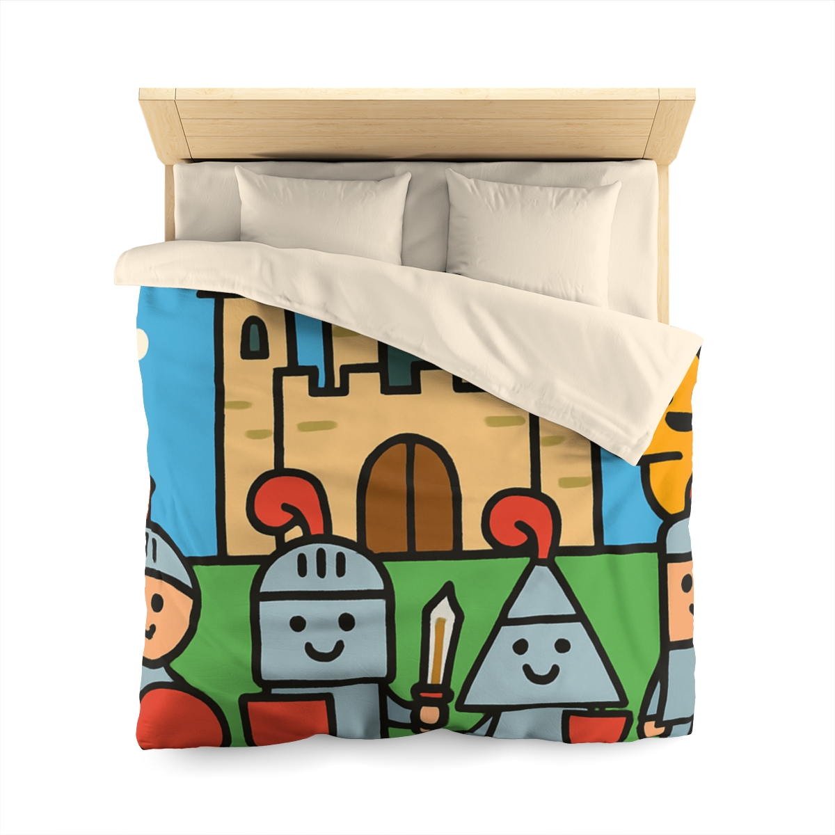 Castle Of Shape Knights soft comforter duvets