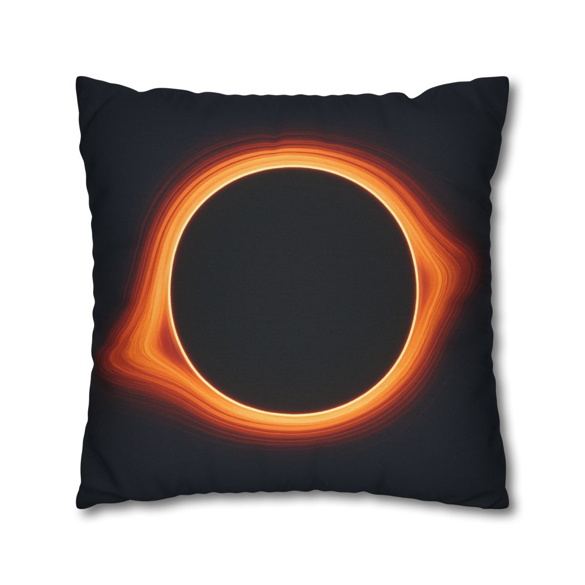 Black Hole Silhouette soft cotton pillow cases