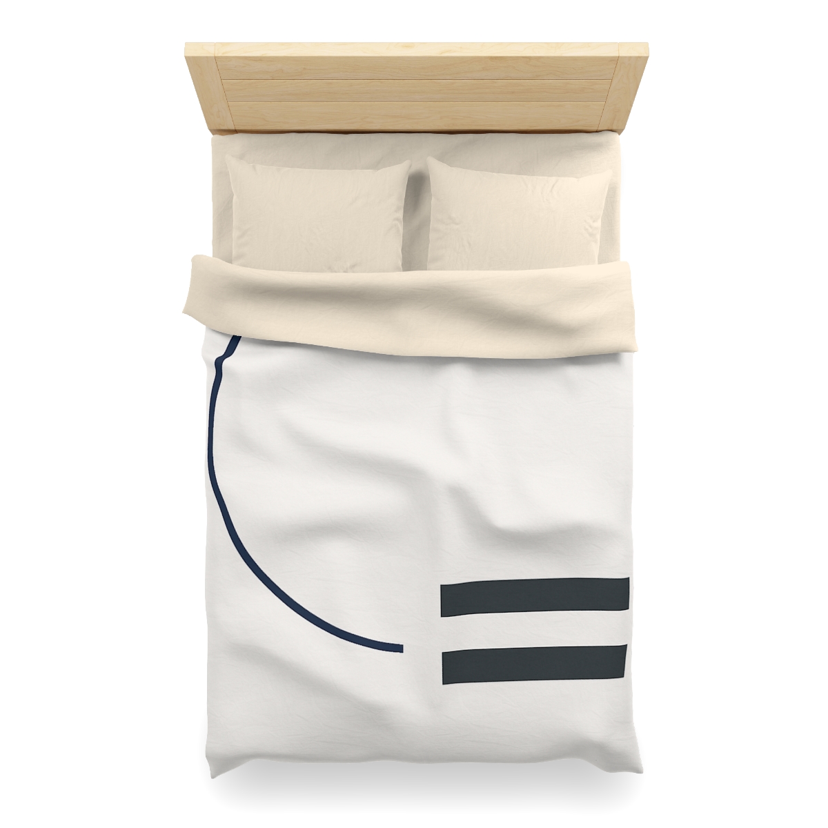 Arc And Twin Bars Alignment unique patterned duvets