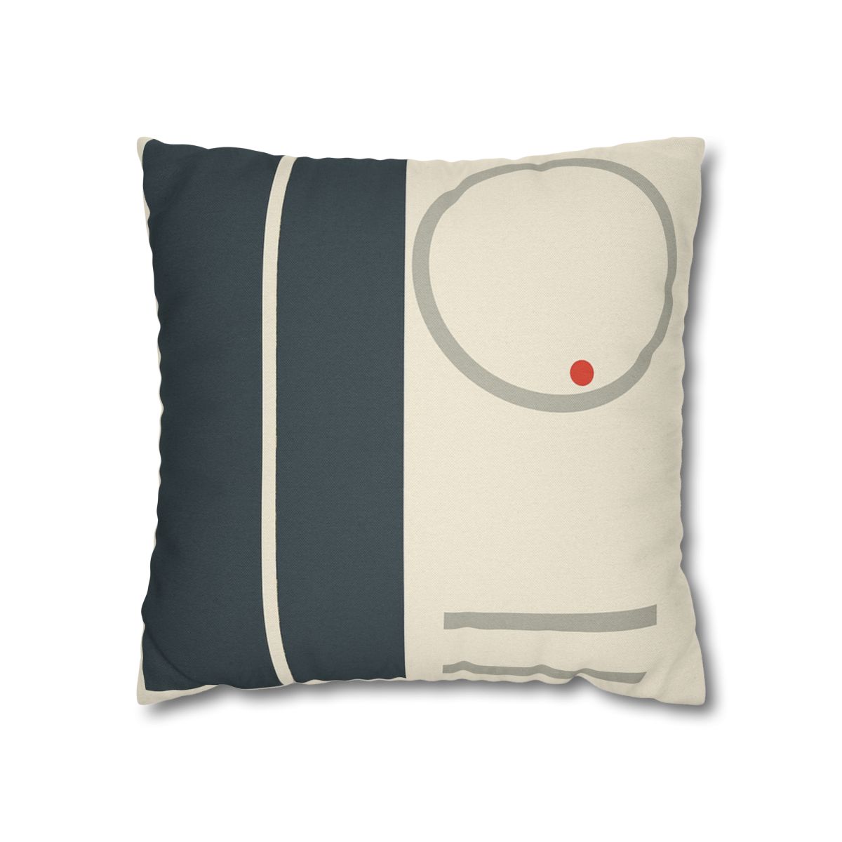 Split Rectangle With Floating Ring stylish decorative pillowcases