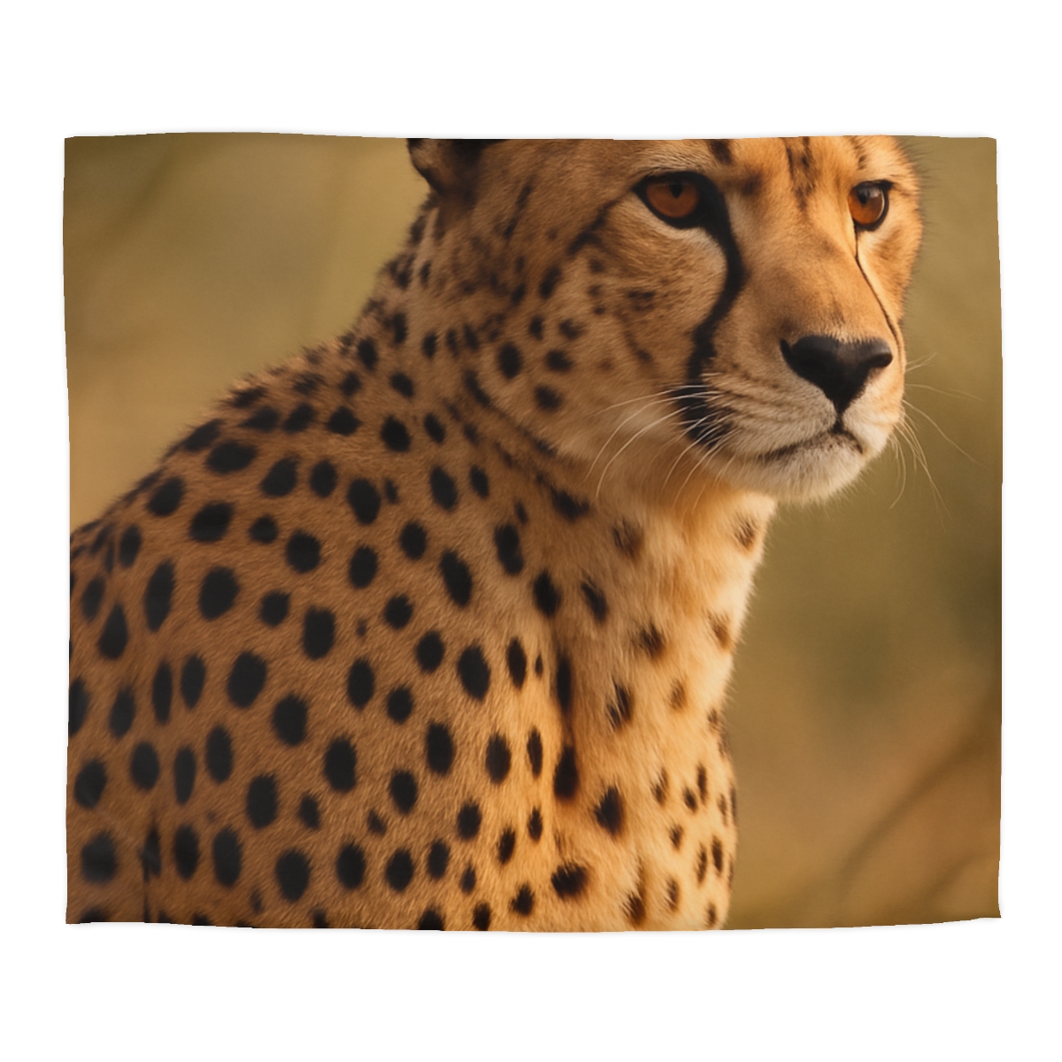 Amber Gaze Cheetah warm winter duvets