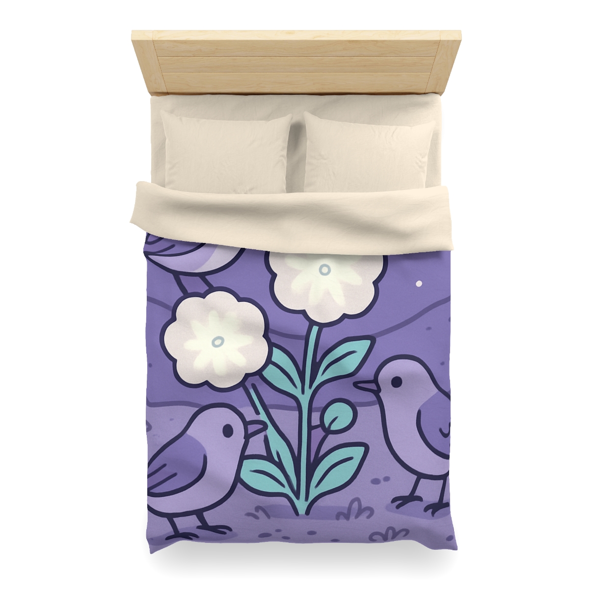 Moon Garden Nightingales stylish duvet covers