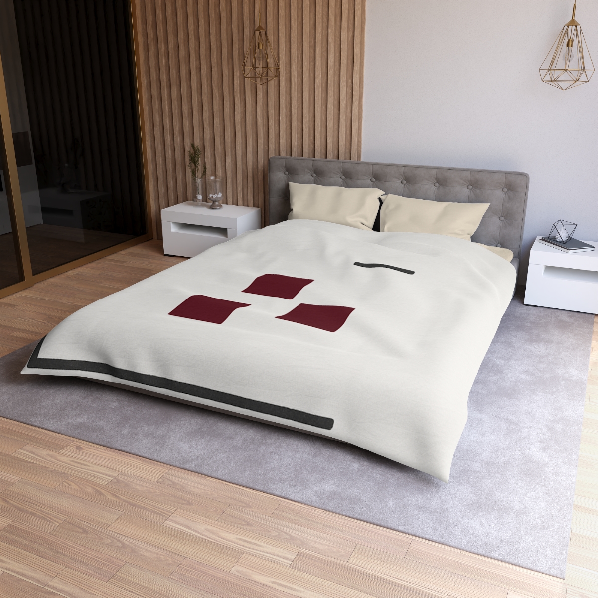 Corner Frame And Quiet Cluster soft comforter duvets