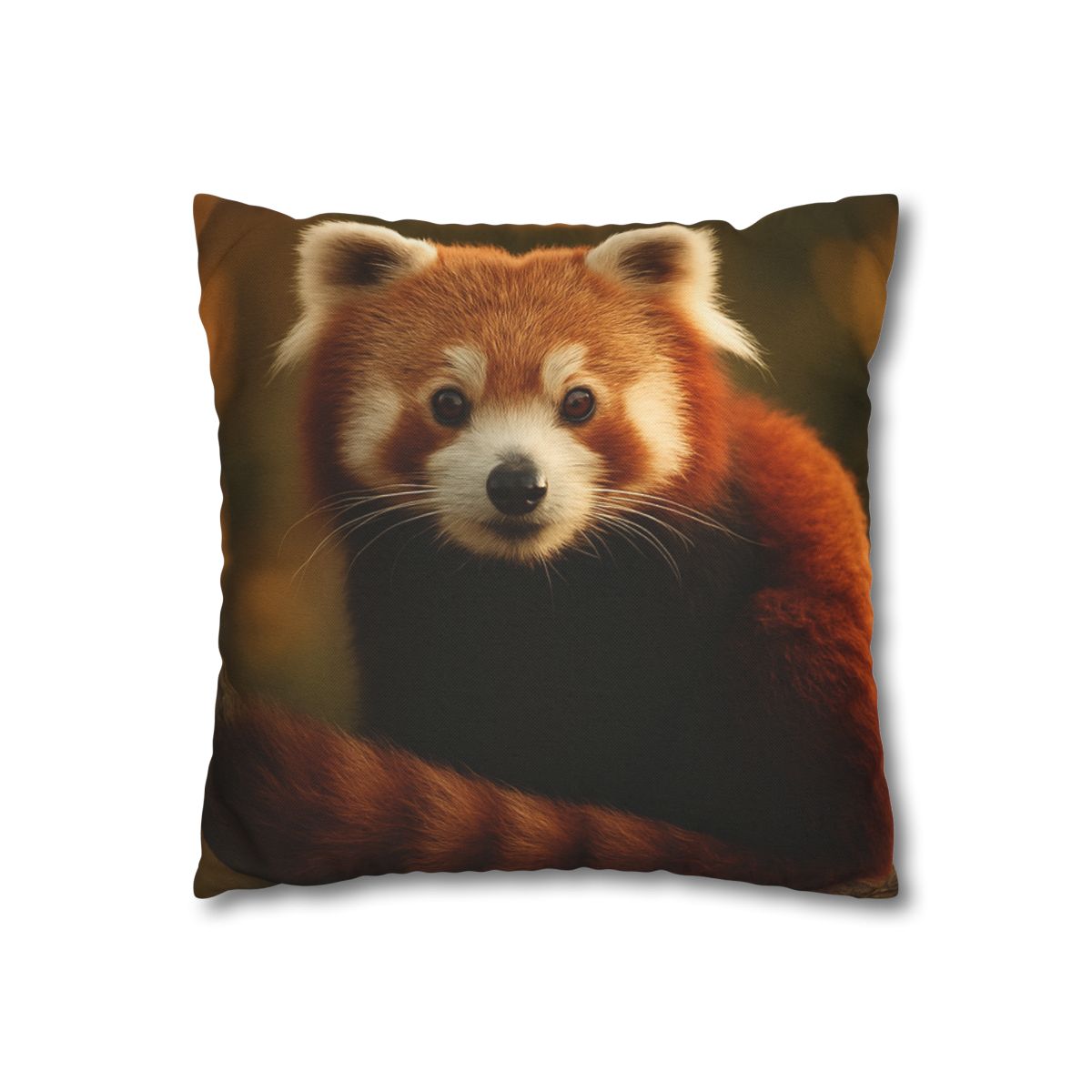 Crimson Whisper Red Panda unique gift pillow cases