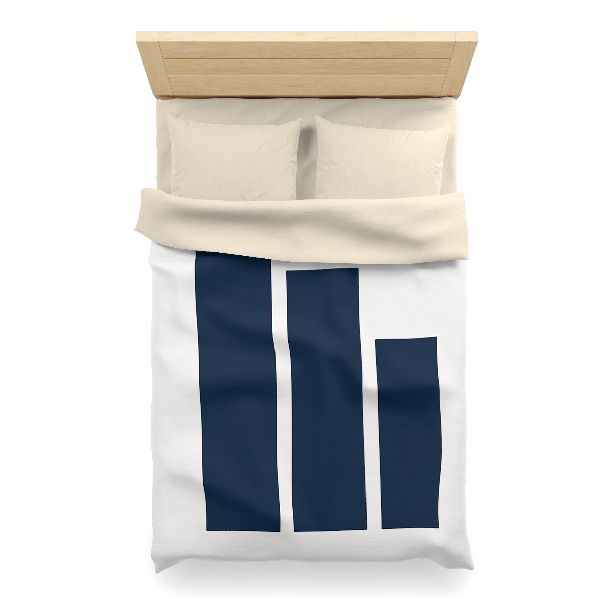 Three Vertical Bars With Balanced Gap warm winter duvets