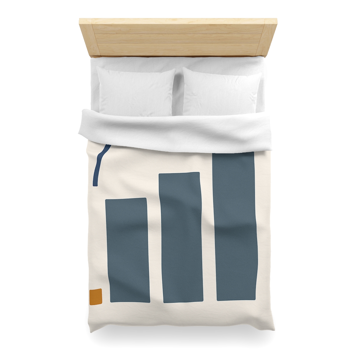 Three Bars With Hanging Arc designer printed duvets