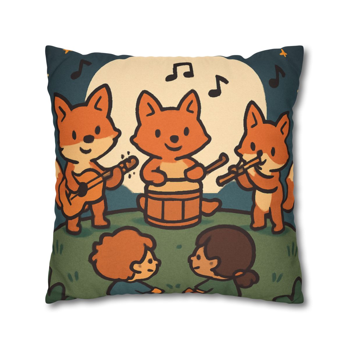 Moonlight Music Fox Band custom pillow cases