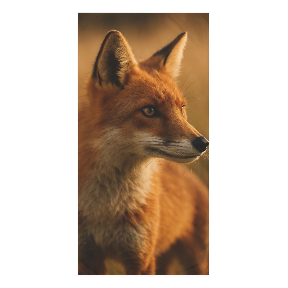 Crimson Whisper Red Fox comfortable face towels