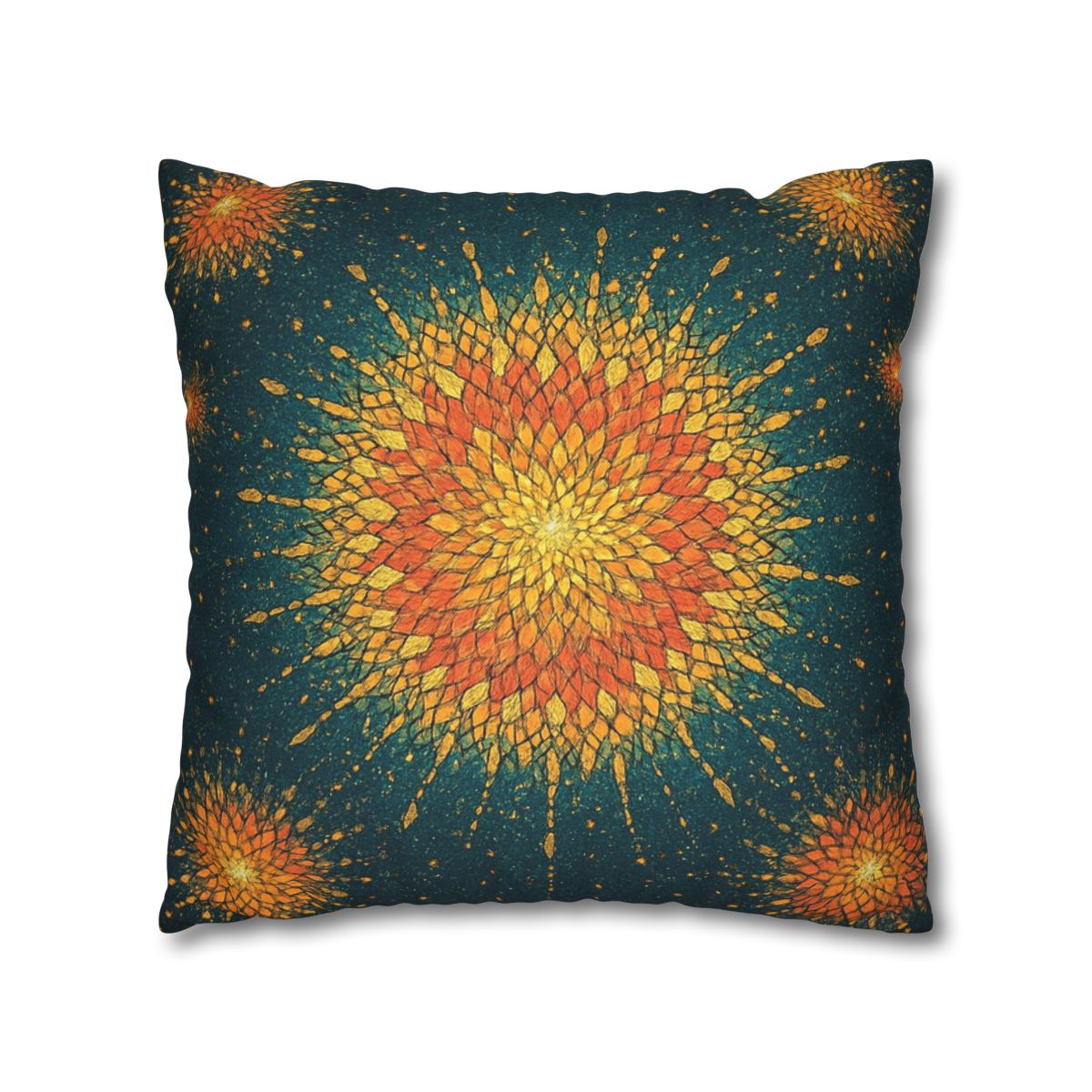 Starburst Mosaic Halo personalized pillow covers