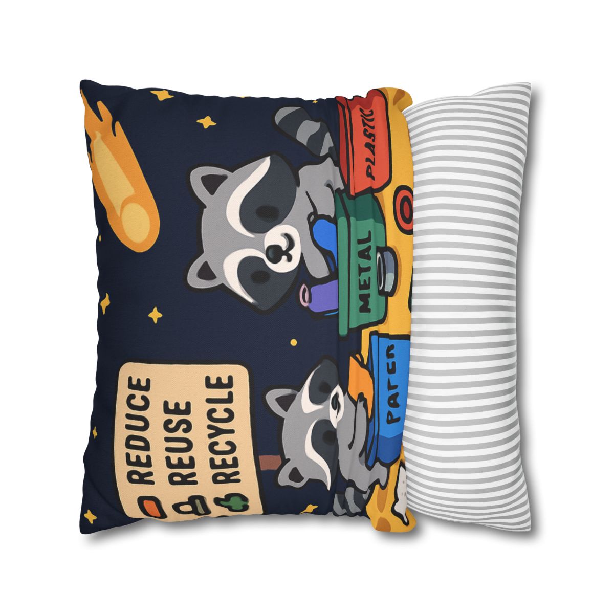 Comet Tail Recycling Rangers trendy patterned pillow cases