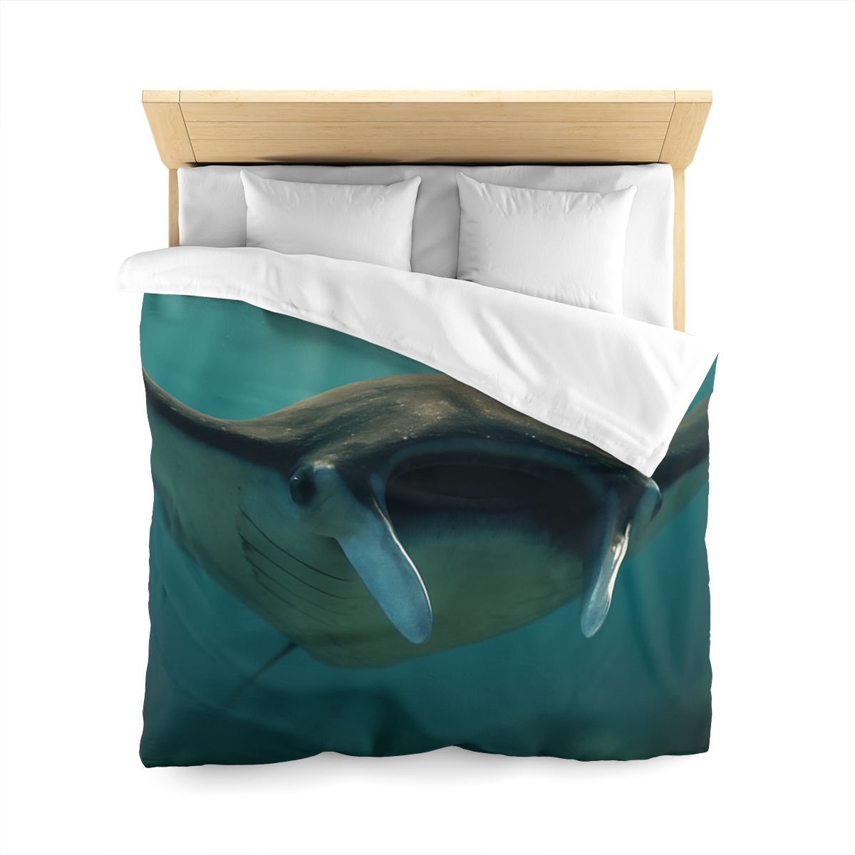 Starlit Drift Giant Manta Ray custom duvets