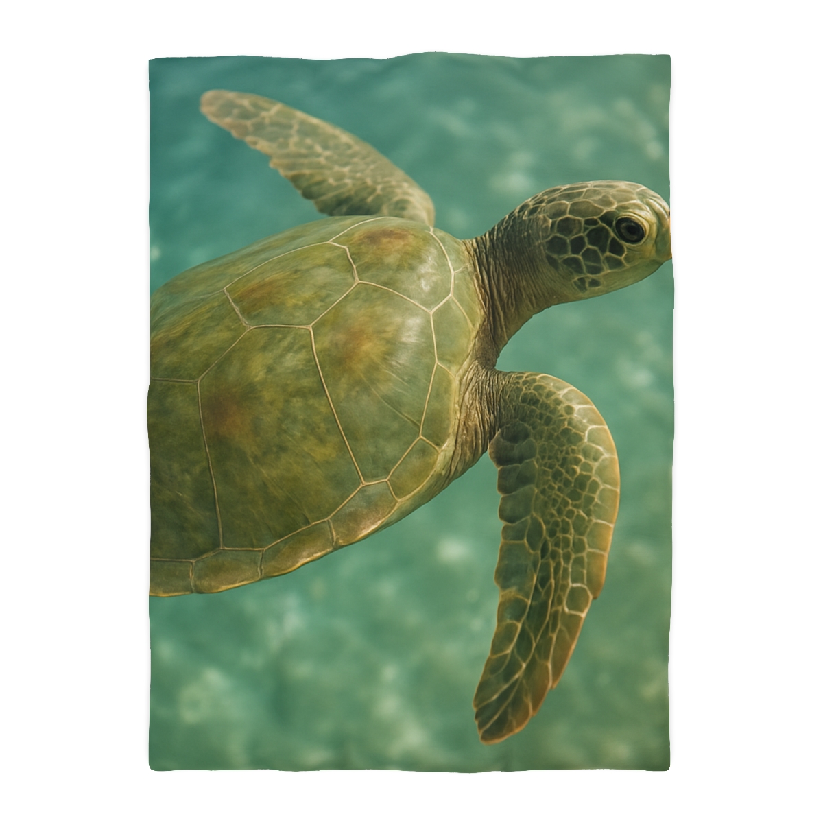 Sea Lantern Green Sea Turtle unique patterned duvets