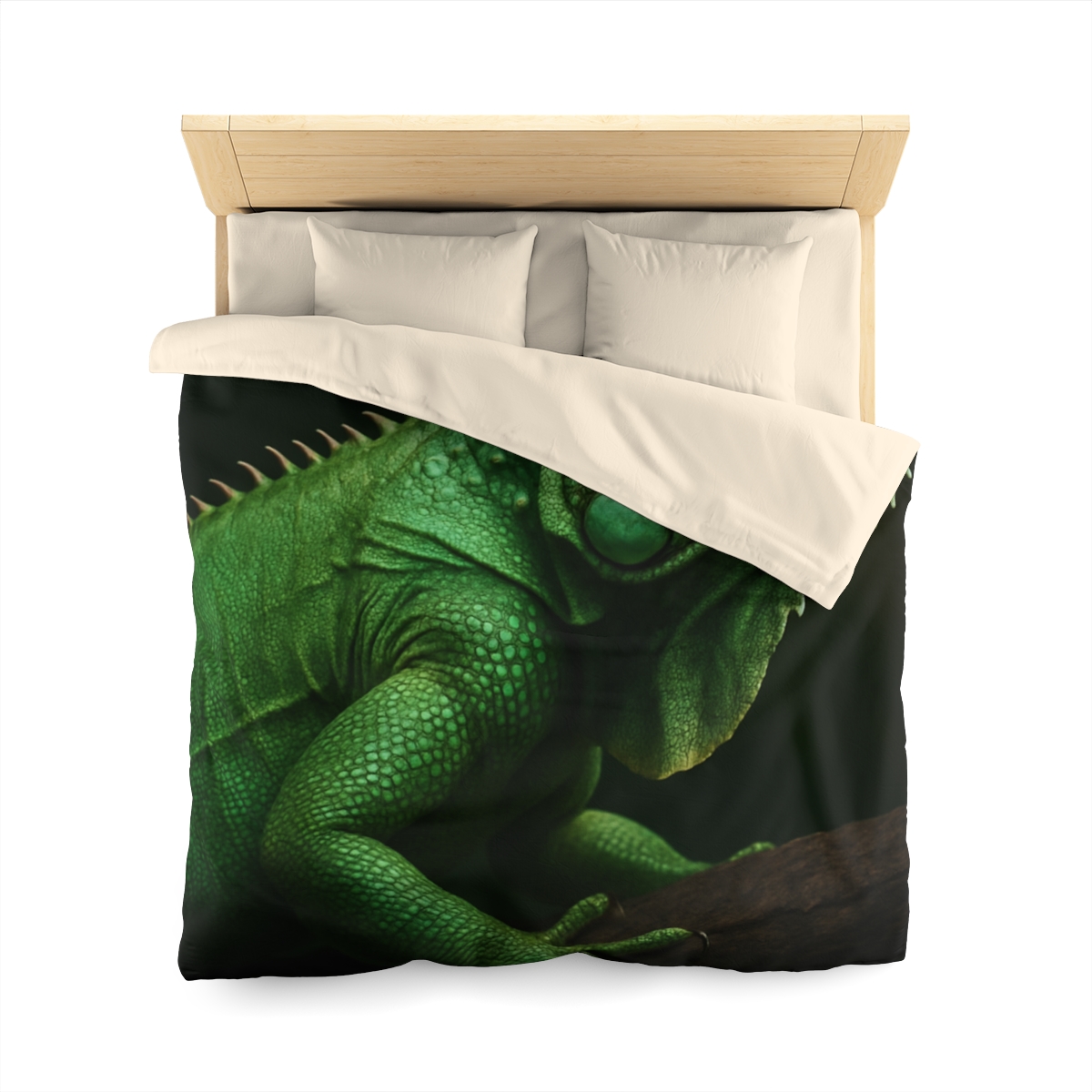 Mirror Glide Green Iguana duvets for gifts