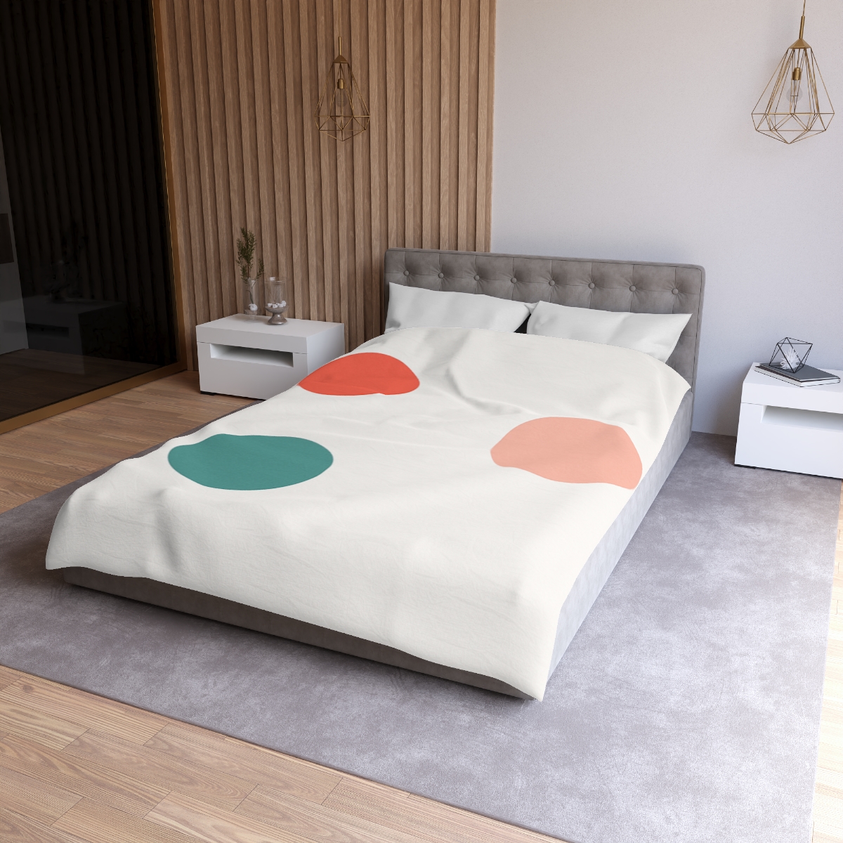 Three Point Triangle Rhythm custom duvets