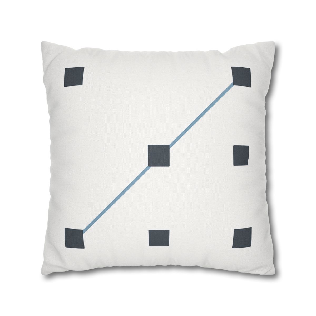 Diagonal Star Path Grid personalized pillow covers
