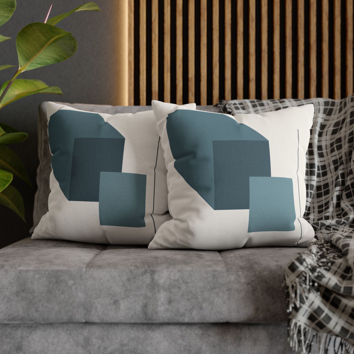 Stepped Rectangle Orbits personalized pillow covers