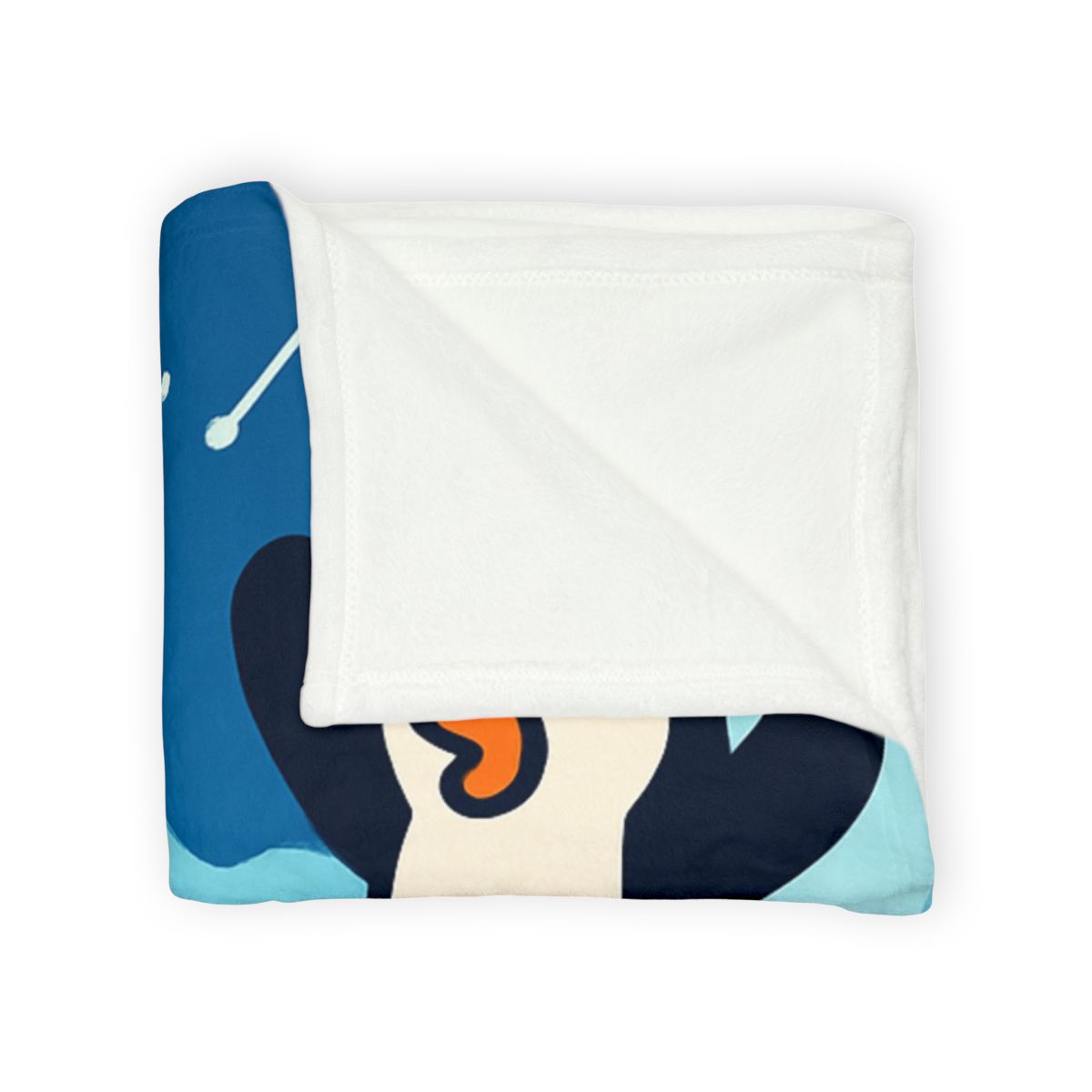 Galaxy Skate Park Penguins decorative home blankets