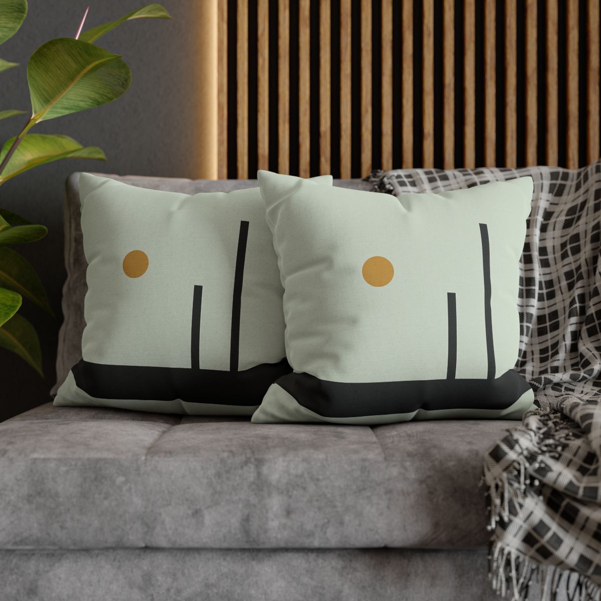 Low Horizon Bar And Twin Posts unique gift pillow cases