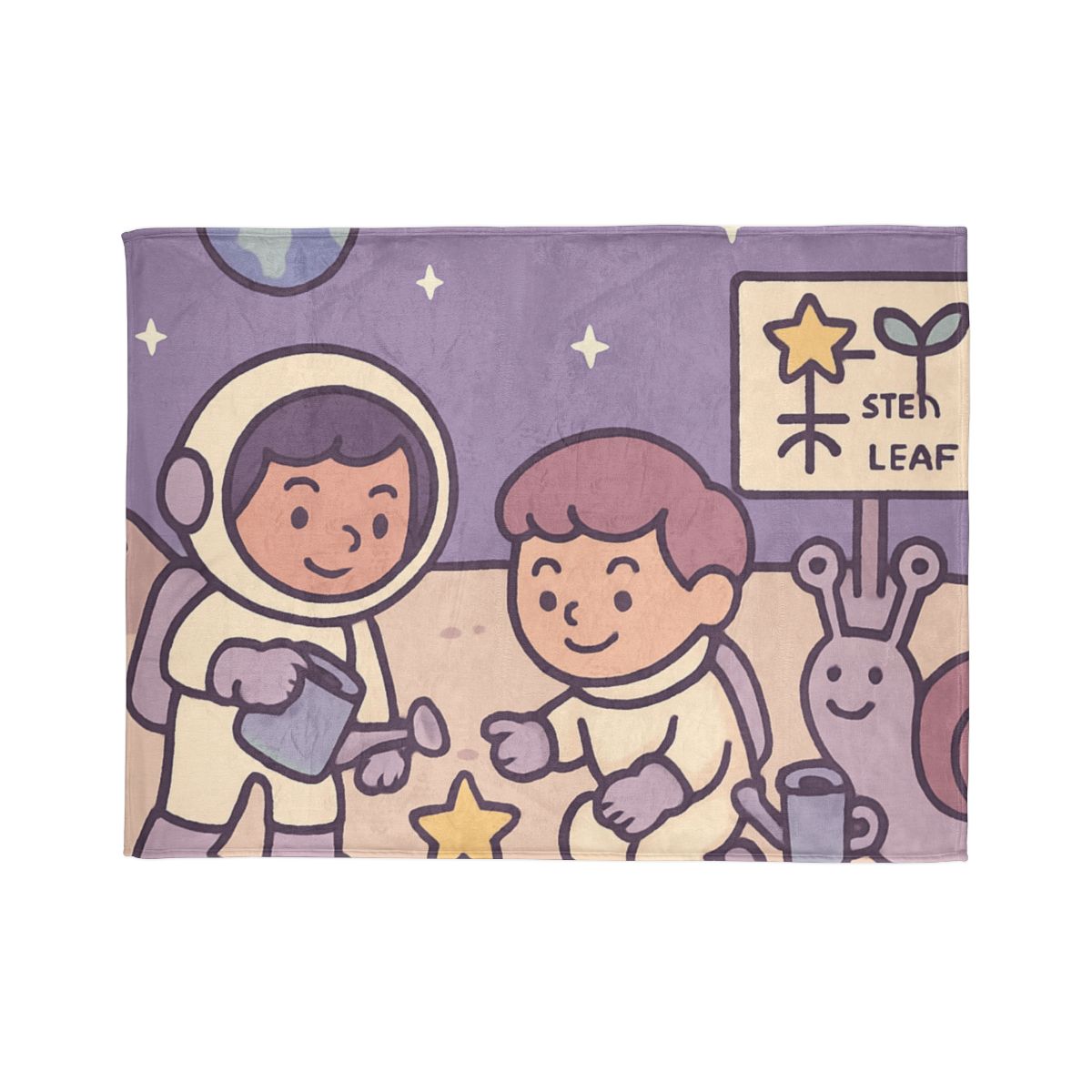 Moon Gardeners Planting Stardust Seeds custom blankets