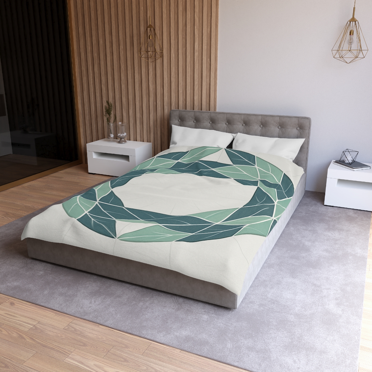 Orbiting Leaf Lattice trendy bedroom duvets