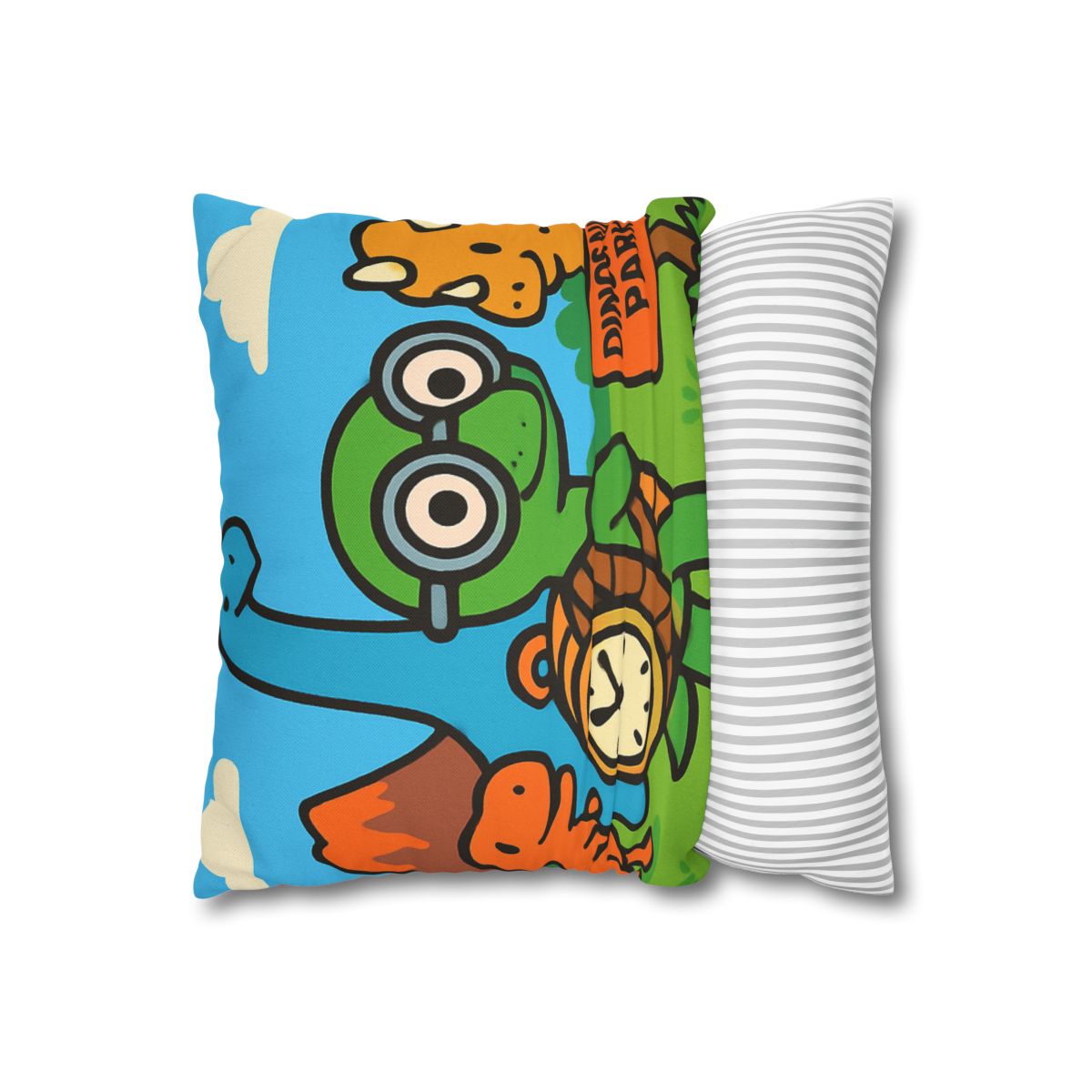 Time Traveling Turtle At The Dino Park unique gift pillow cases