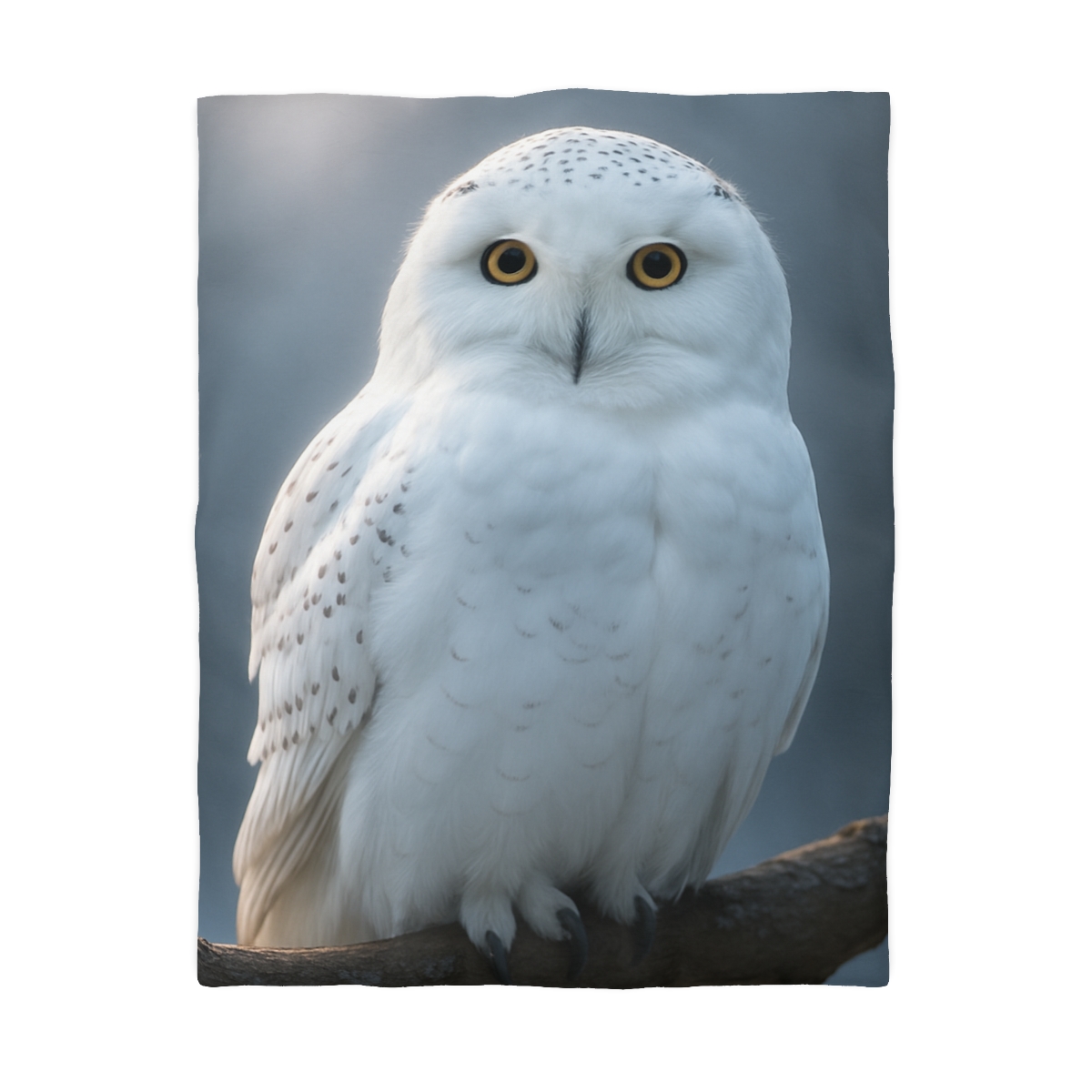 Twilight Watcher Snowy Owl unique patterned duvets