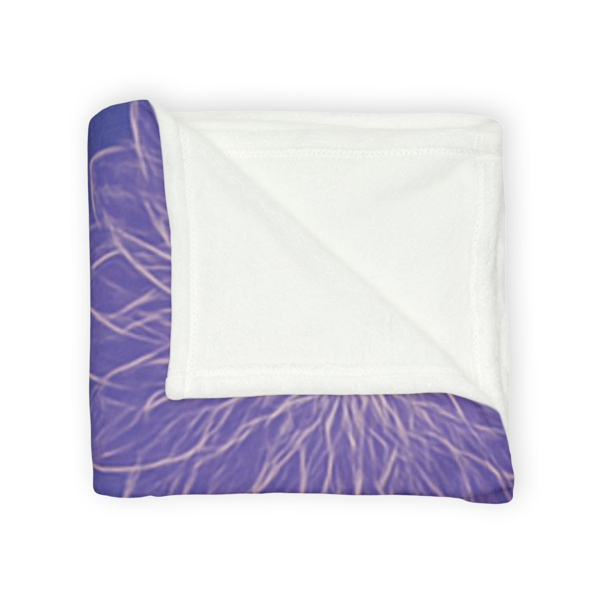 Cosmic Blossom Lattice soft fleece blankets