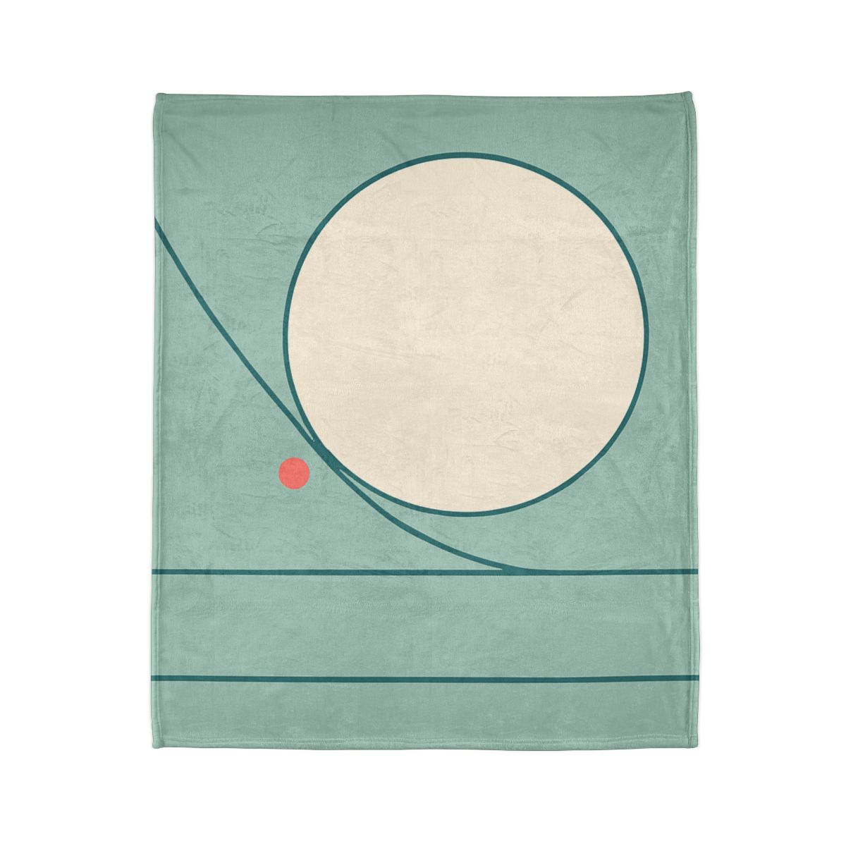 Quiet Trio With Offset Arc soft fleece blankets