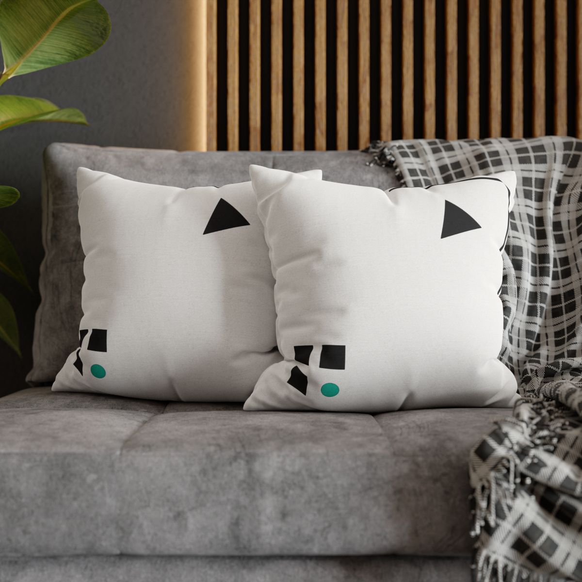 Corner Triad And Missing Cell Grid custom pillow cases