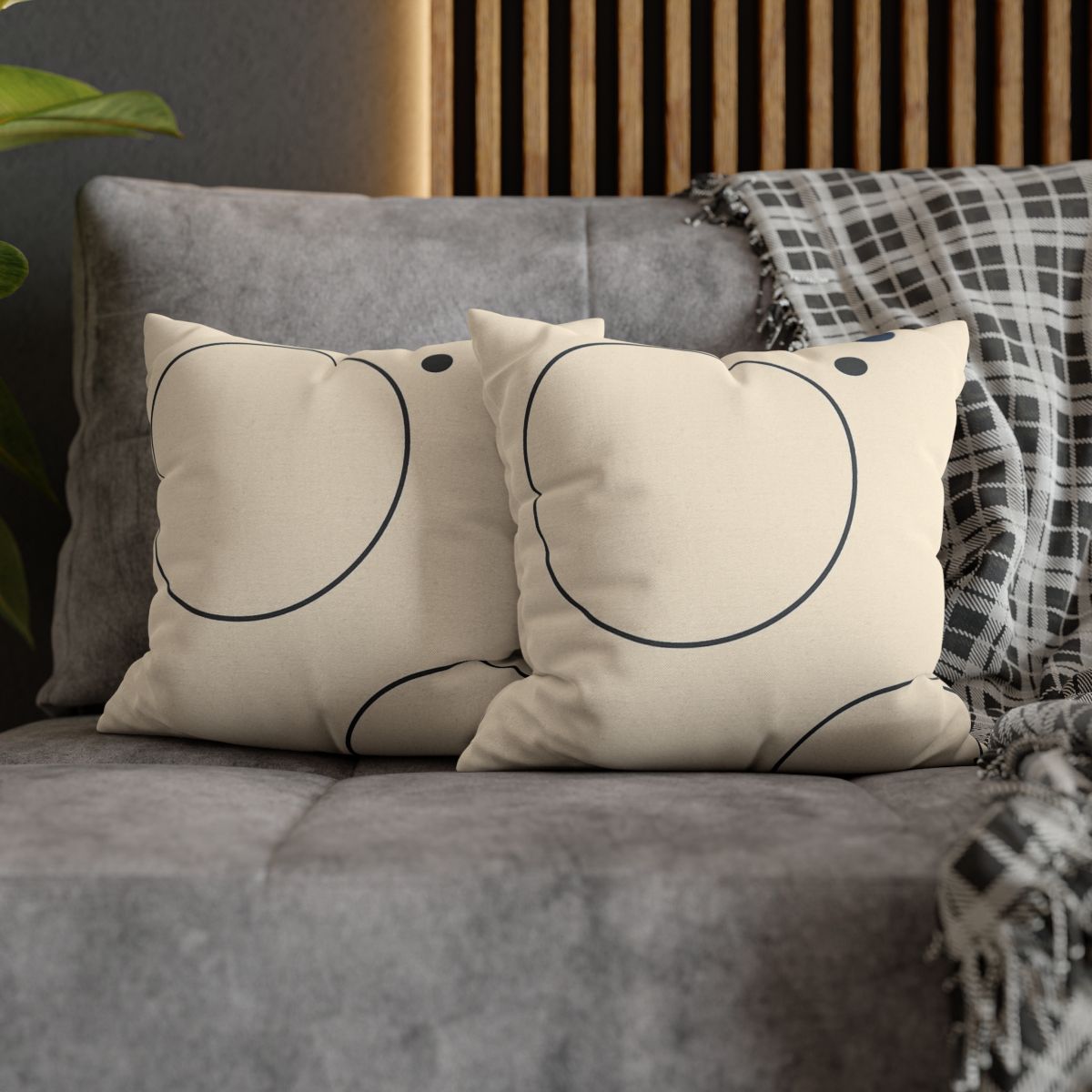 Orbital Offset Ring Quartet stylish decorative pillowcases