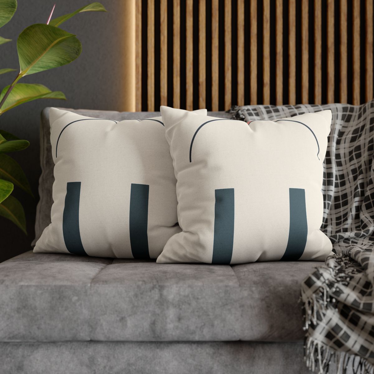 Arc Window With Twin Bars stylish decorative pillowcases