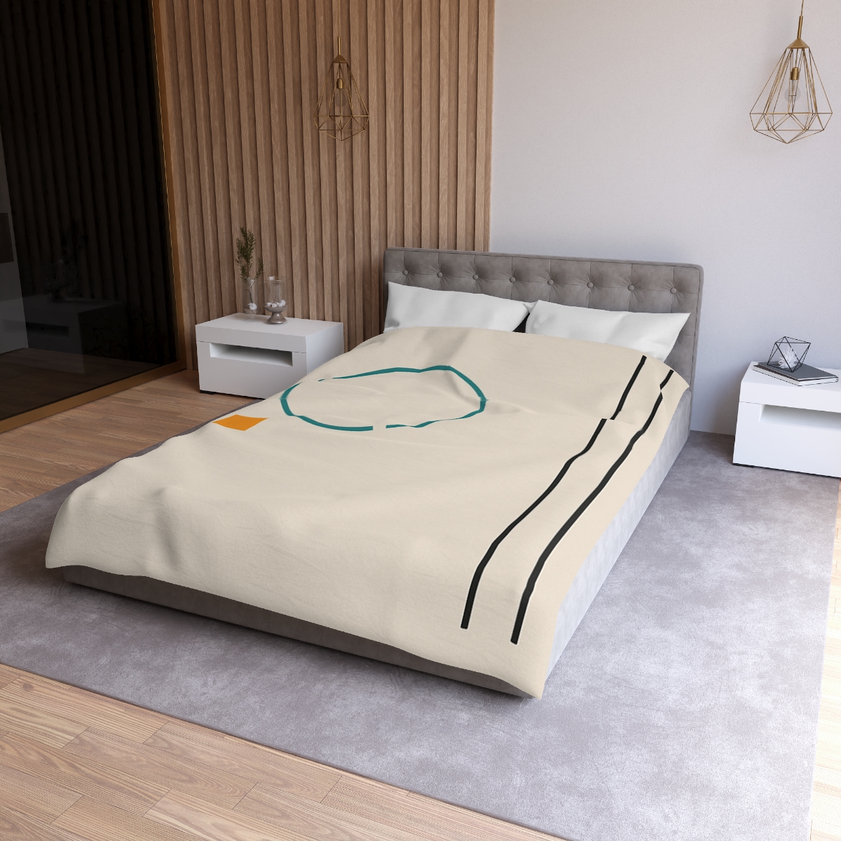 Quiet Column With Split Ring unique patterned duvets