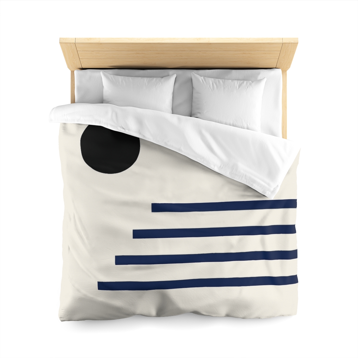 Quiet Orbit Bar Quartet unique patterned duvets