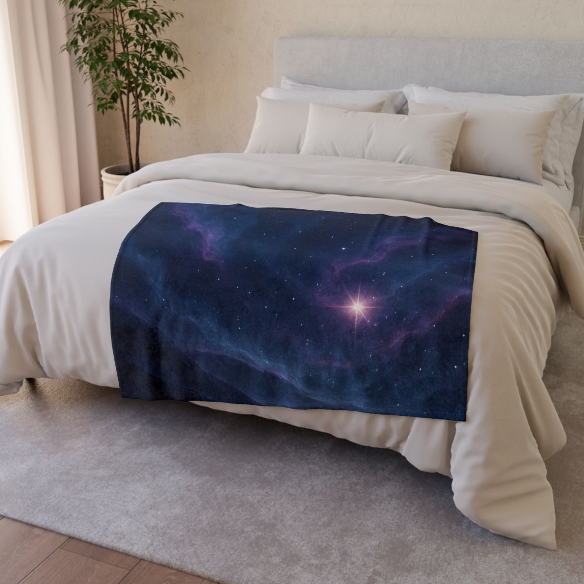 Nebula Tide Mosaic decorative home blankets