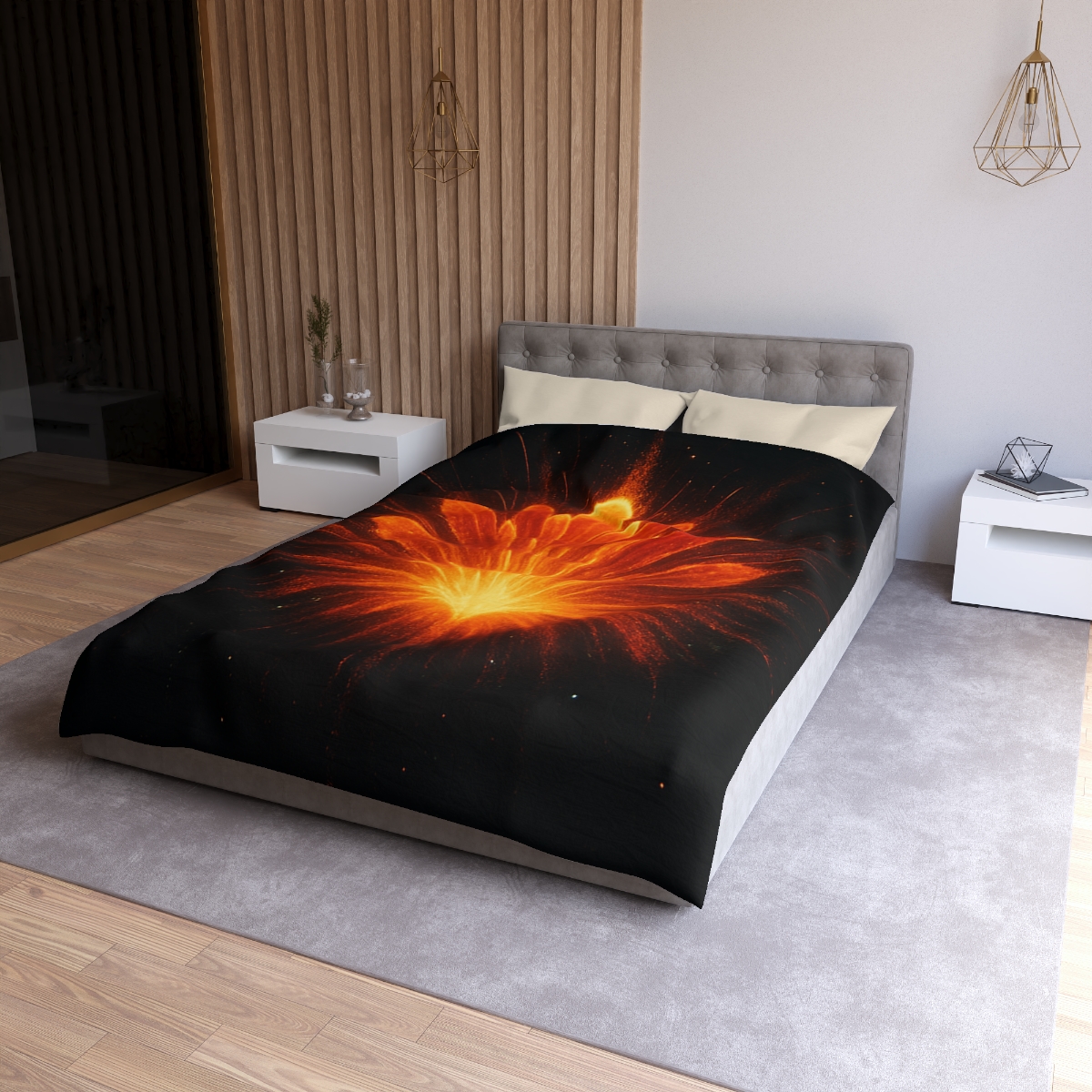 Starburst Petal Crown stylish duvet covers
