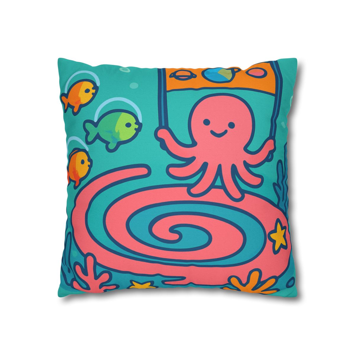 Rainbow Reef Planet Parade comfortable bedding pillow covers