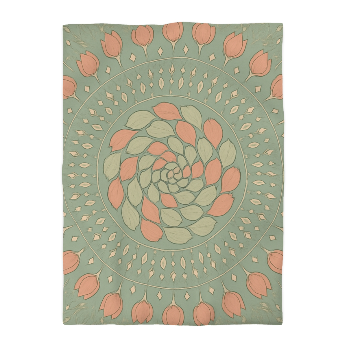 Bud Spiral Mandala trendy bedroom duvets