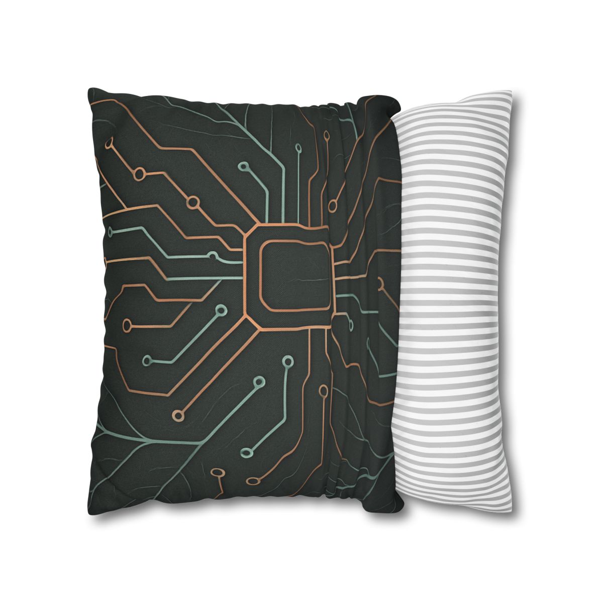 Leaf Vein Circuitry custom pillow cases