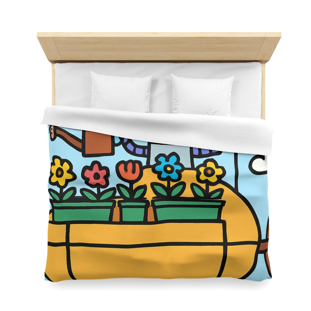 Sky Garden On A Friendly Airship trendy bedroom duvets