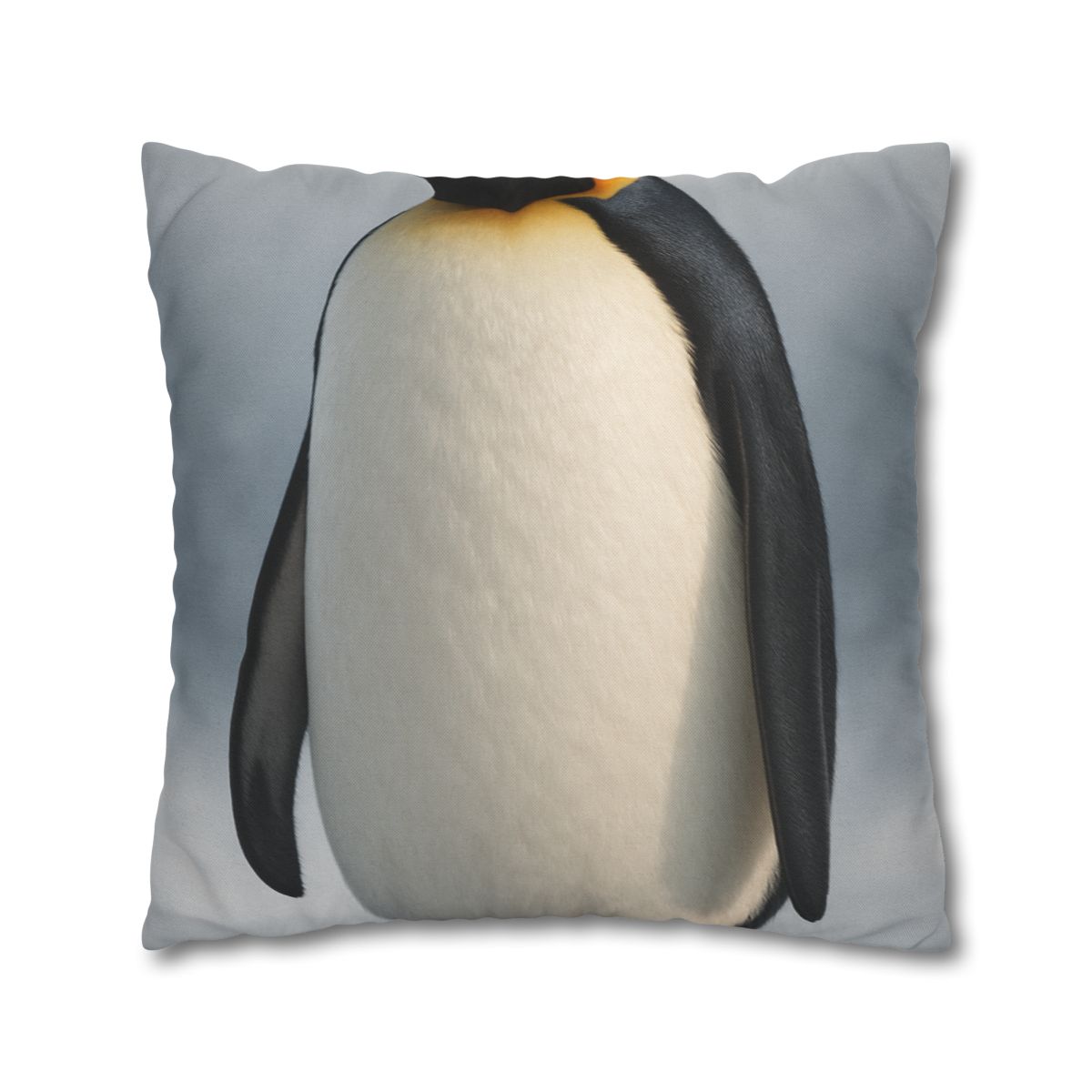 Frost Line Emperor Penguin designer print pillow cases
