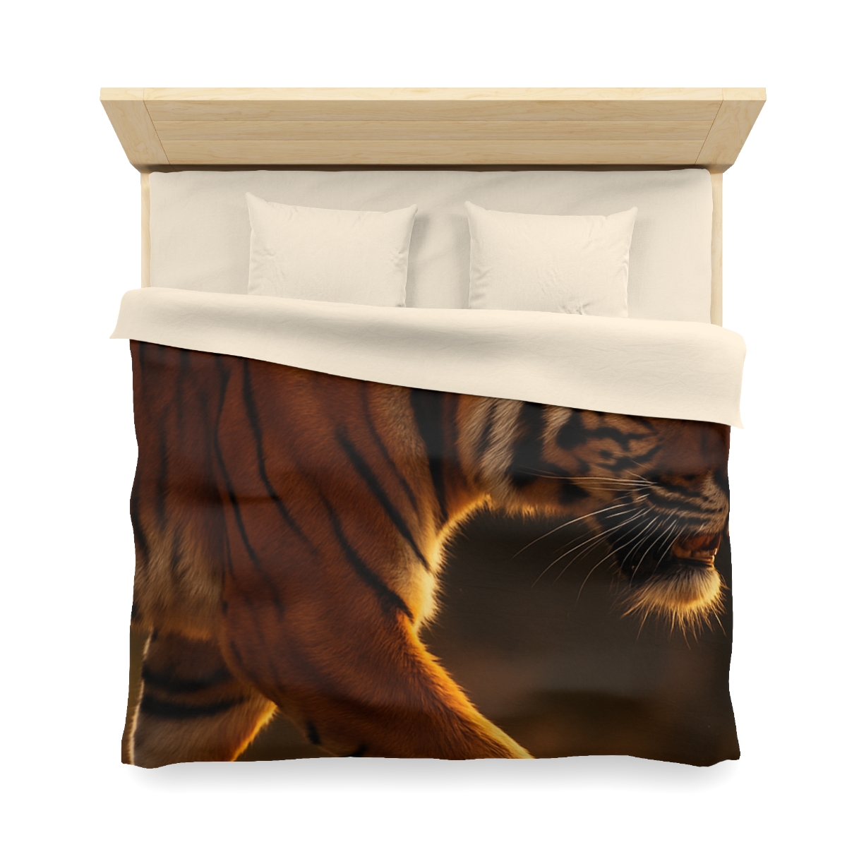 Forest Stalker Bengal Tiger personalized bedding duvets