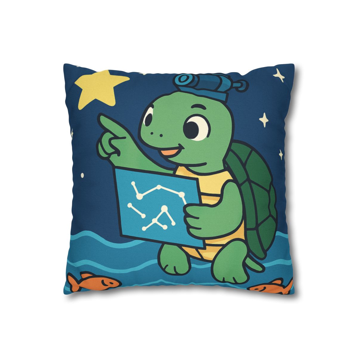 Stargazer Sea Turtle comfortable bedding pillow covers